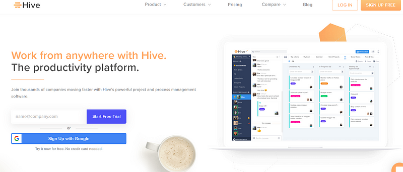 Hive — the best project management tool