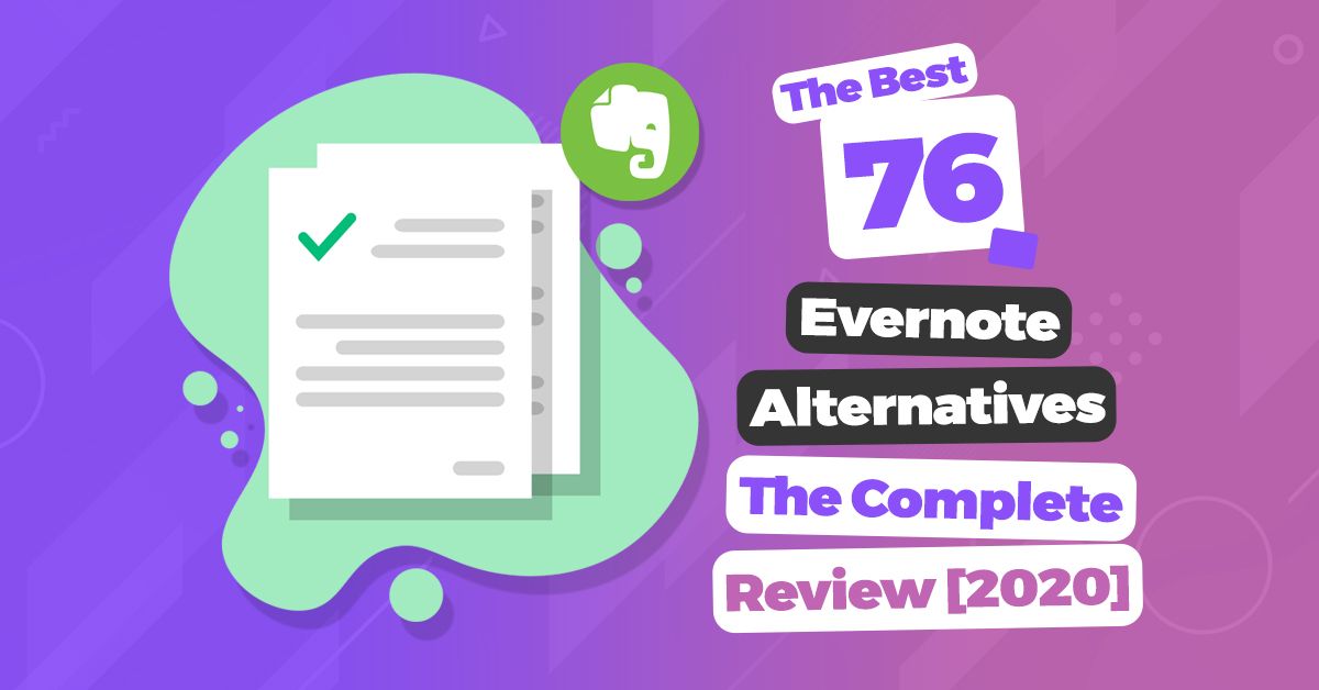The Best 76 Evernote Alternatives — The Complete Review [2020]